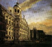 Jan van der Heyden The City Hall in Amsterdam oil painting reproduction
